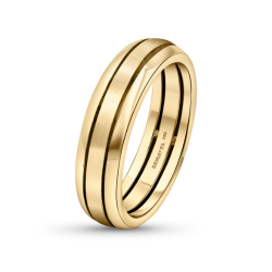 Two Lines Wedding Band