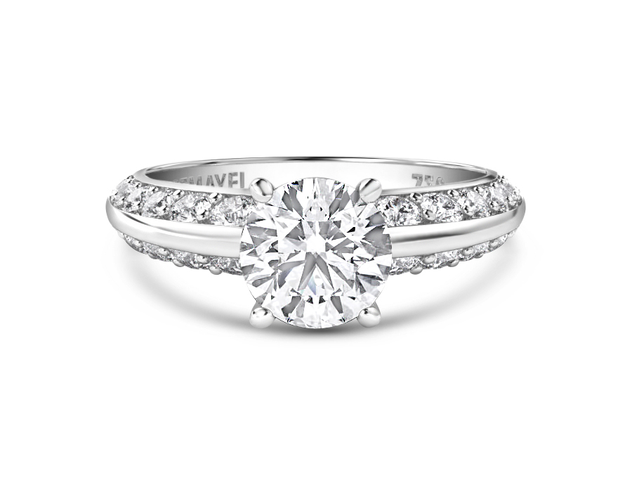 Pave Engagement Ring