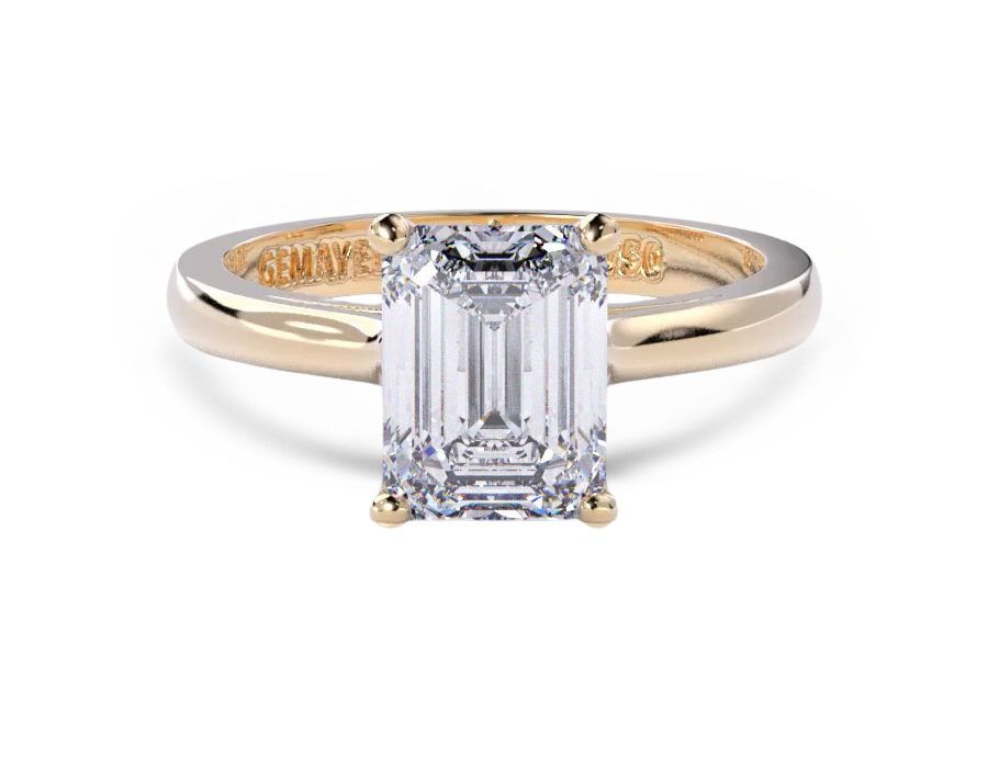 Yellow Gold Solitaire Engagement Ring