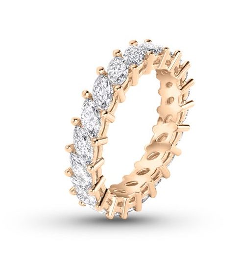 Marquise Eternity Rose ring