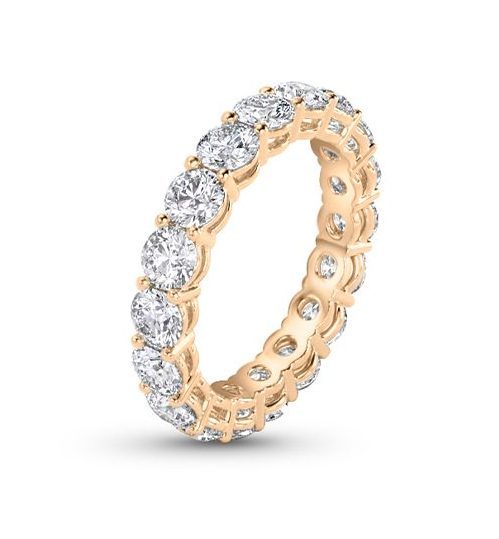 Round Eternity Rose Ring